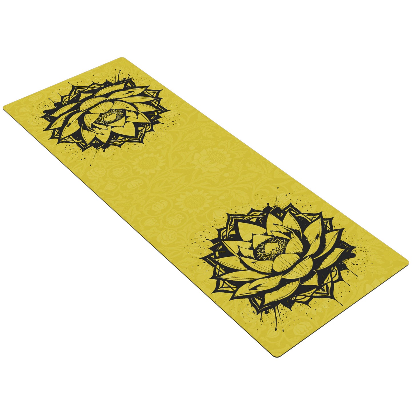 Lotus Flower - Yellow/Black