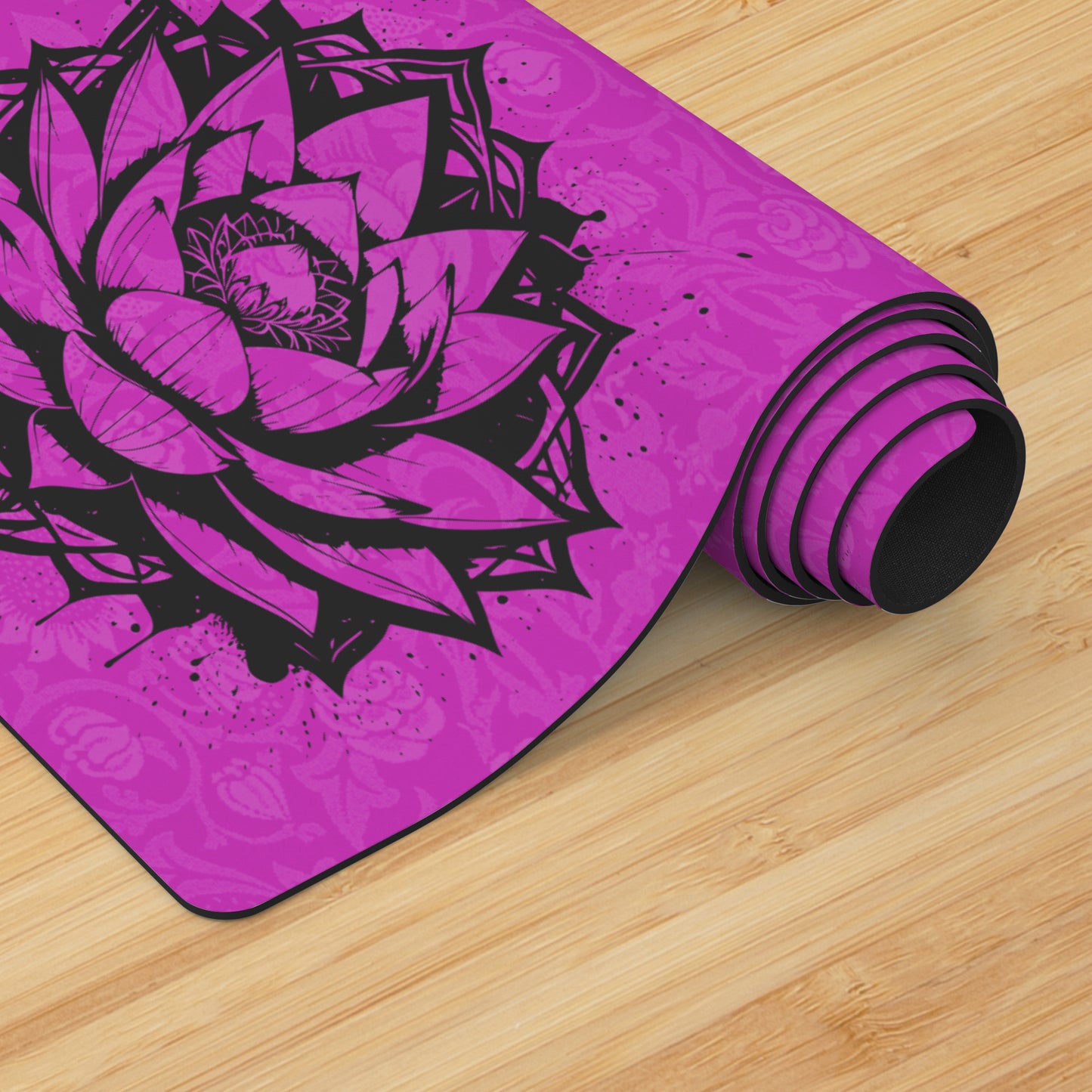 Lotus Flower - Pink/Black