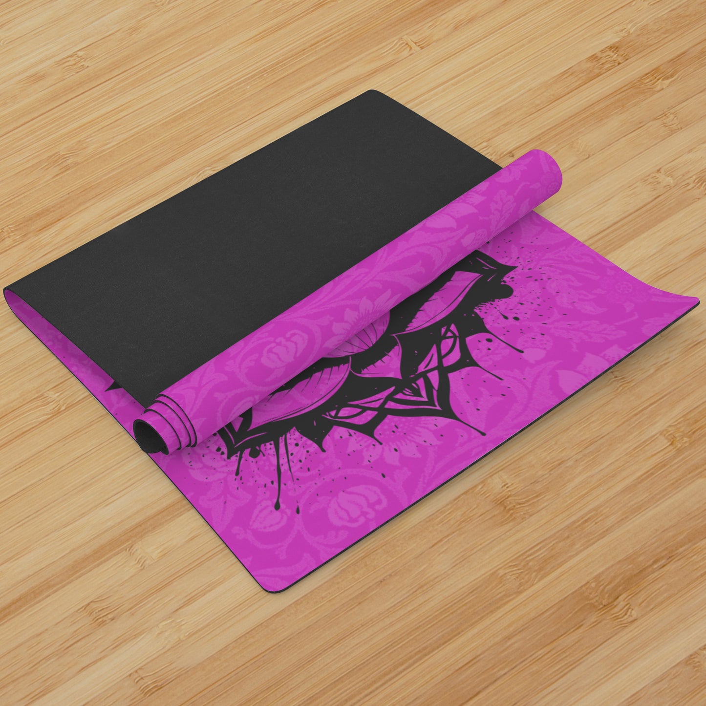 Lotus Flower - Pink/Black