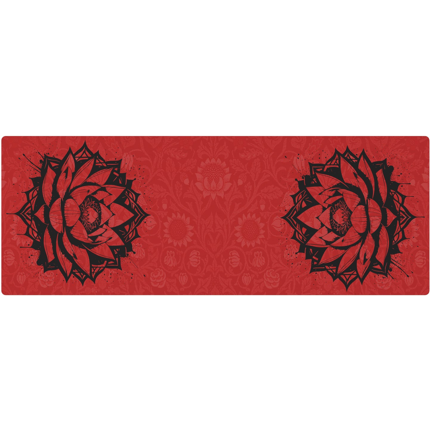Lotus Flower - Red/Black