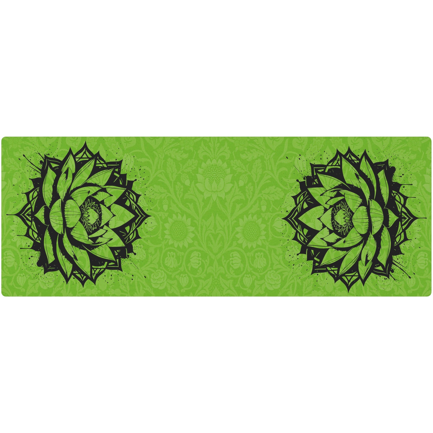 Lotus Flower - Green/Black