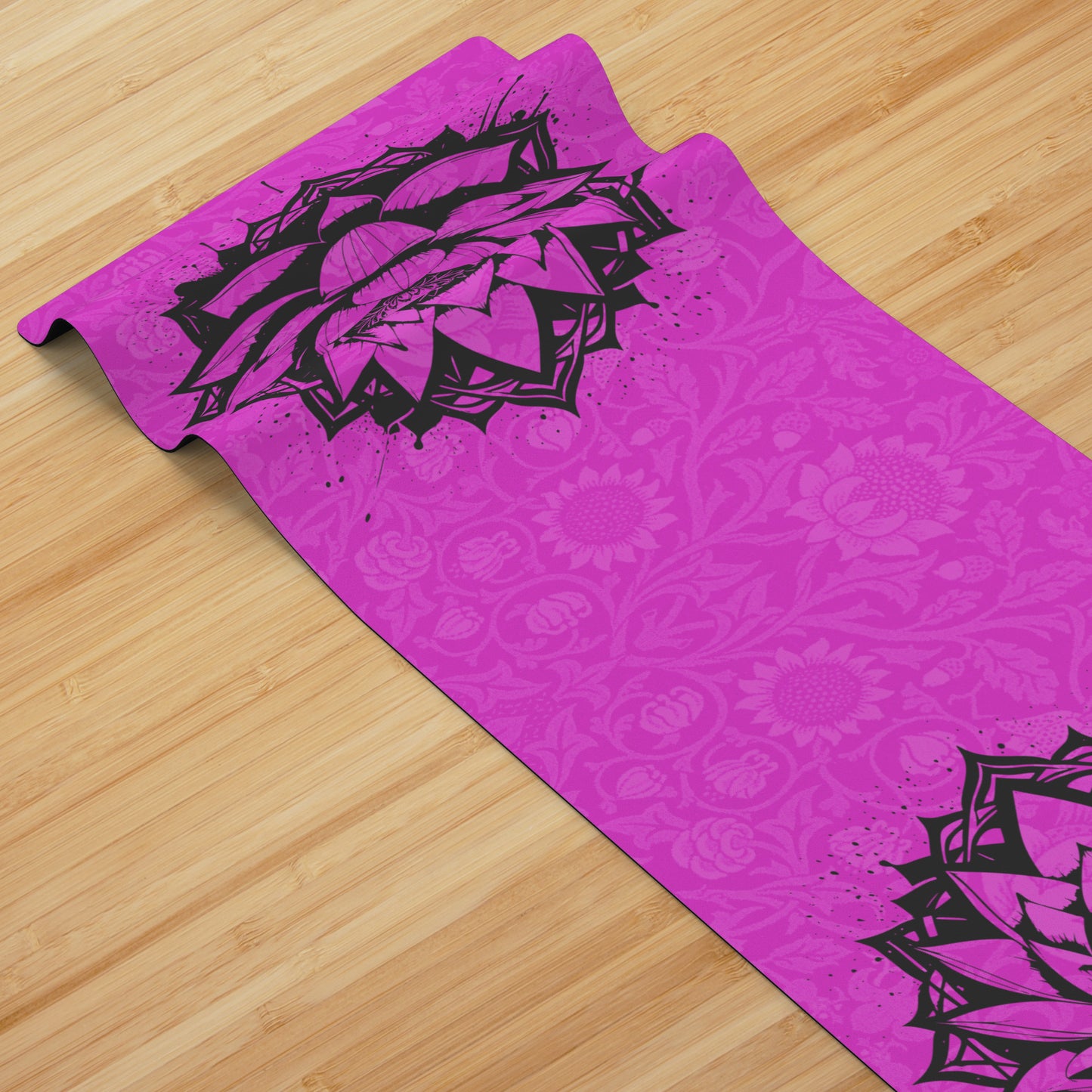 Lotus Flower - Pink/Black