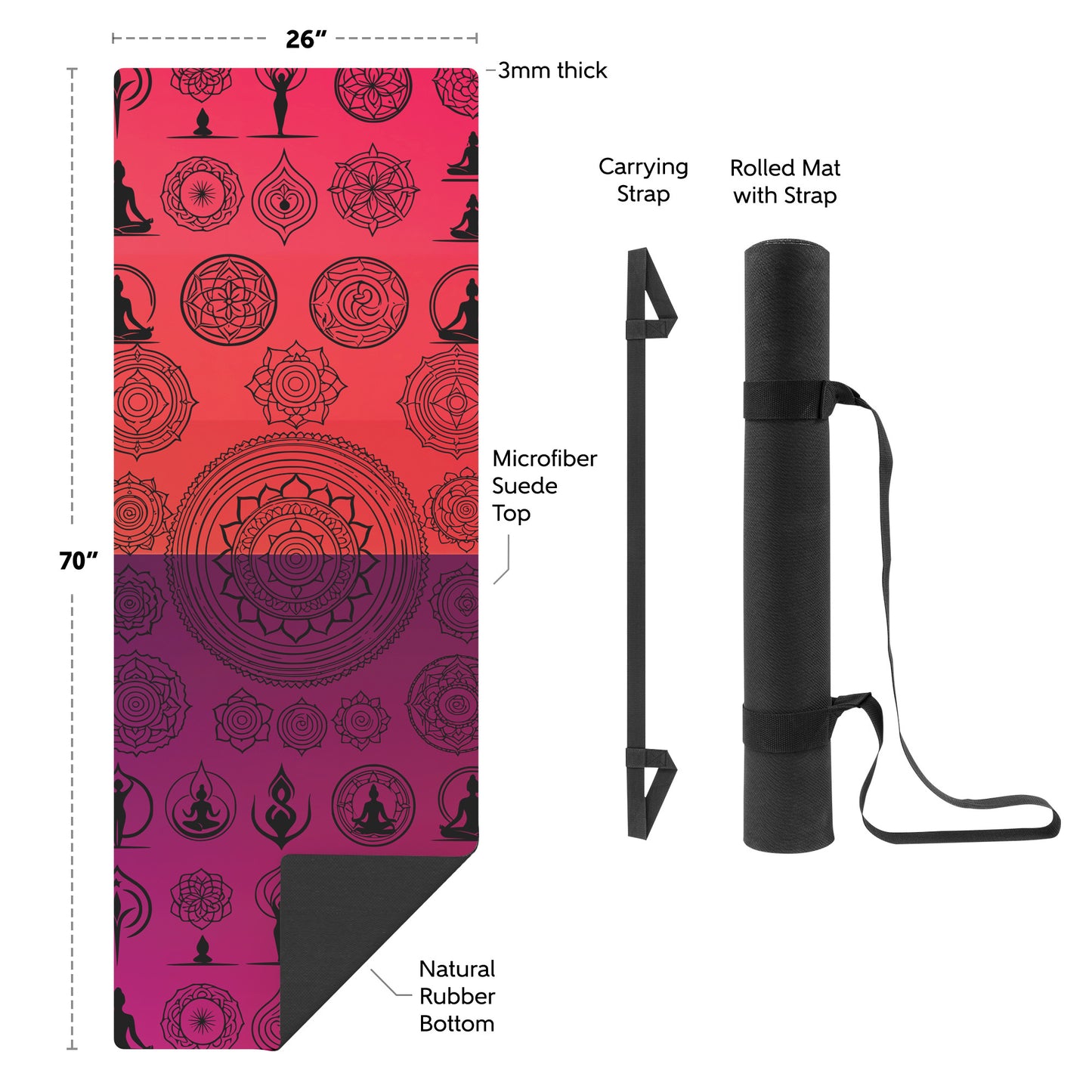 Yogi Pattern - Red