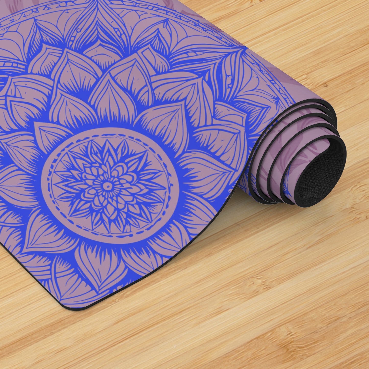 Mandala Flower - Mauve/Indigo