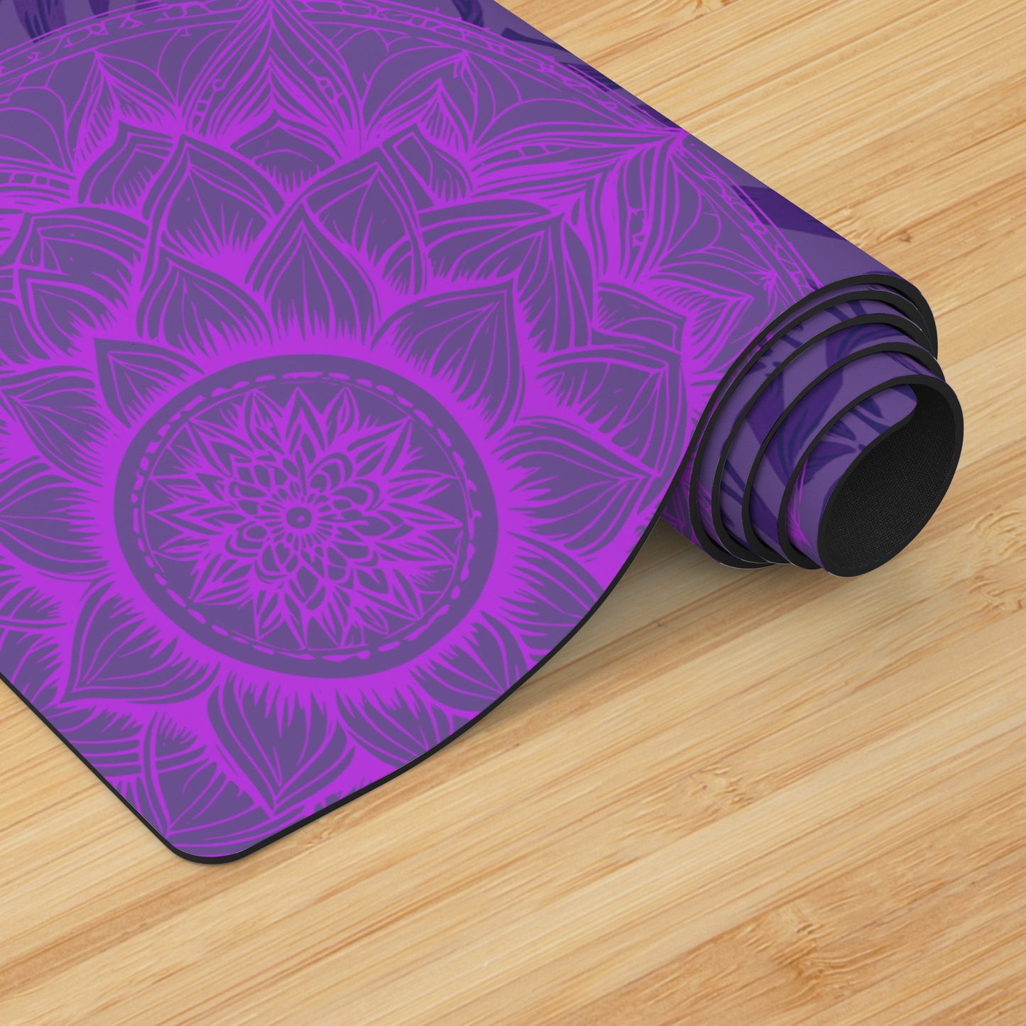 Mandala Flower - Purple/Purple