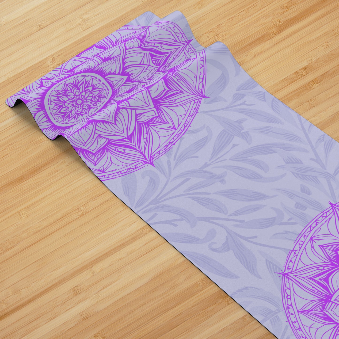 Mandala Flower - Gray/Purple