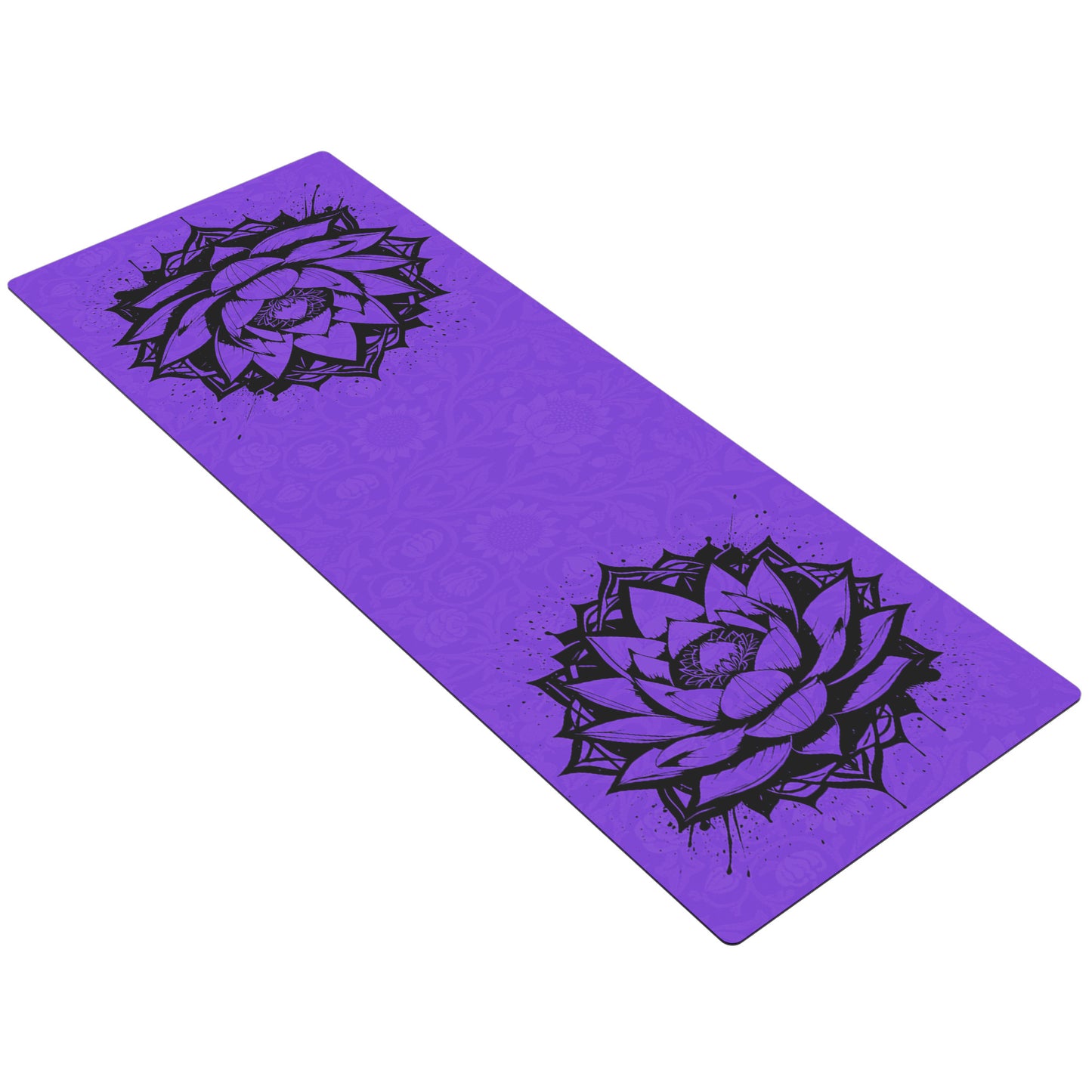 Lotus Flower - Purple/Black