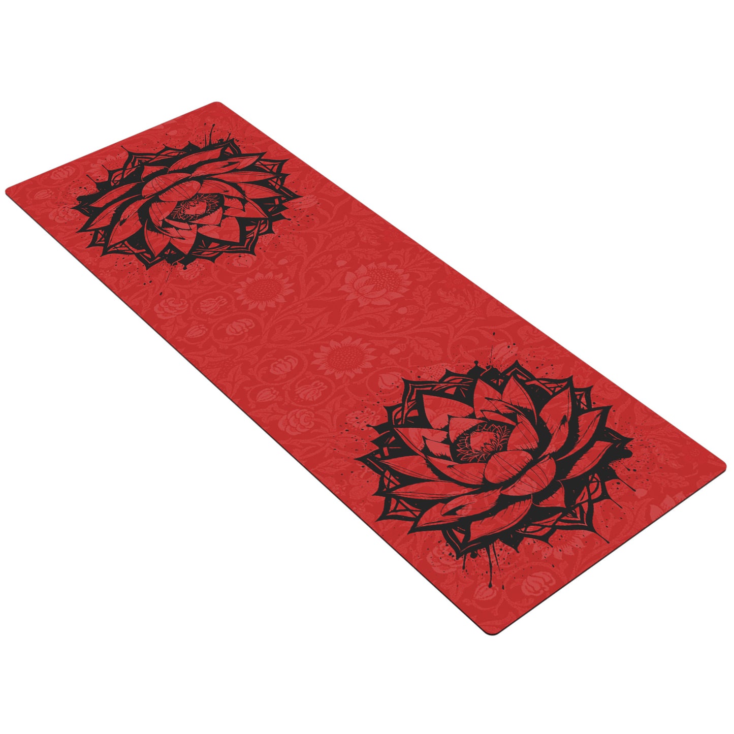 Lotus Flower - Red/Black