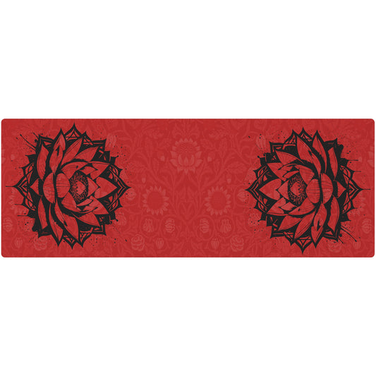 Lotus Flower - Red/Black