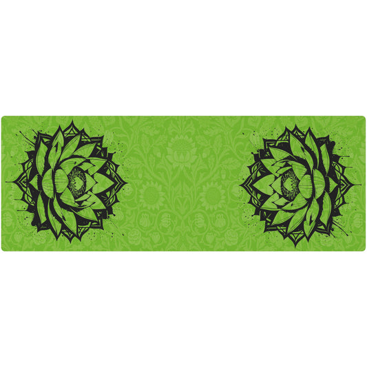 Lotus Flower - Green/Black