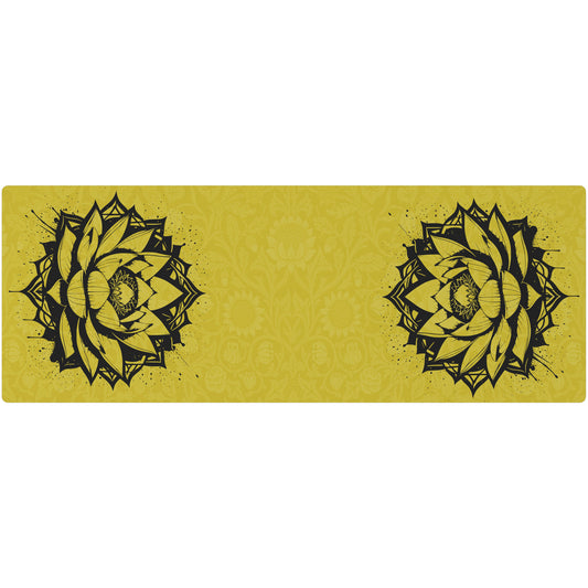 Lotus Flower - Yellow/Black